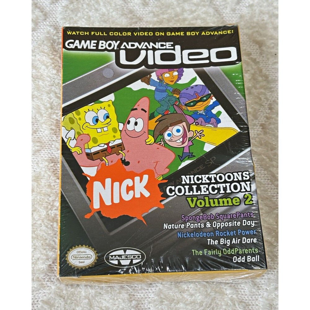 Nicktoons Collection Vol 2Video Game Boy Advance (2004) NR 44min New Sealed